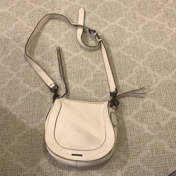 Rebecca minkoff white/beige crossbody bag with black detailing - Picture 2 of 2